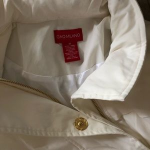 Ciao Milano off white long sleeve jacket